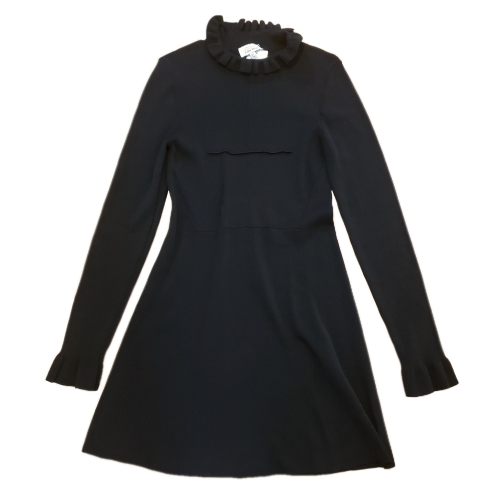 & Other Stories black clown collar dress